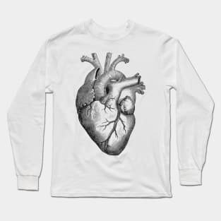 Anatomical Heart Long Sleeve T-Shirt